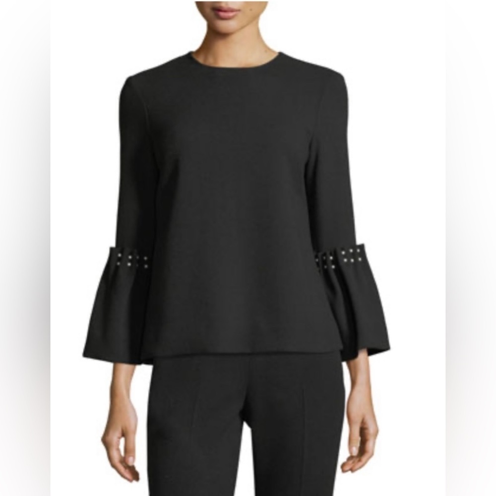 🖤 NWT! Maree Pour Toi Black Pearl Bell Sleeve Blouse